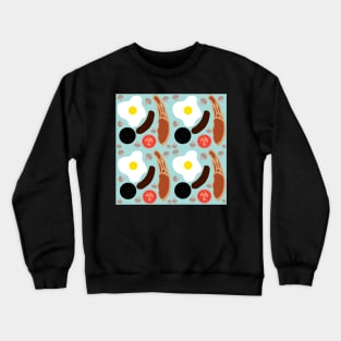 Grilled Breakfast Plate Food Design Crewneck Sweatshirt